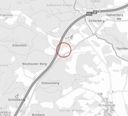 Solarpark Eichenstruth Nähe der A9